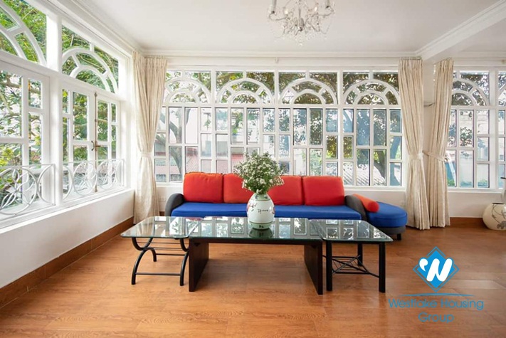 430sqm garden villa for rent in Long Bien district, Hanoi
