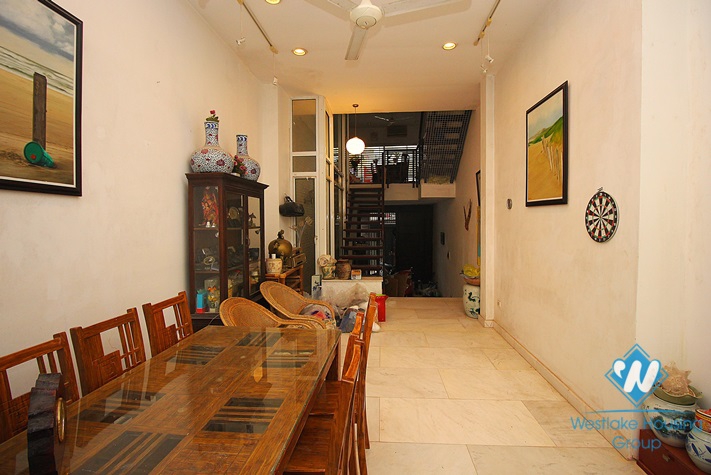 A three-bedroom house with a nice garden on Dao Tan street, Ba Dinh, Hanoi