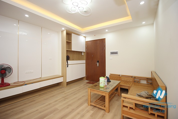 A reasonably priced three-bedroom apartment in Viet Duc high-rise building on Le Van Luong street 