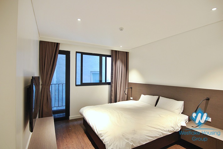 A superb two-bedroom apartment with breathtaking lake view from the rooftop on Xuan Dieu st