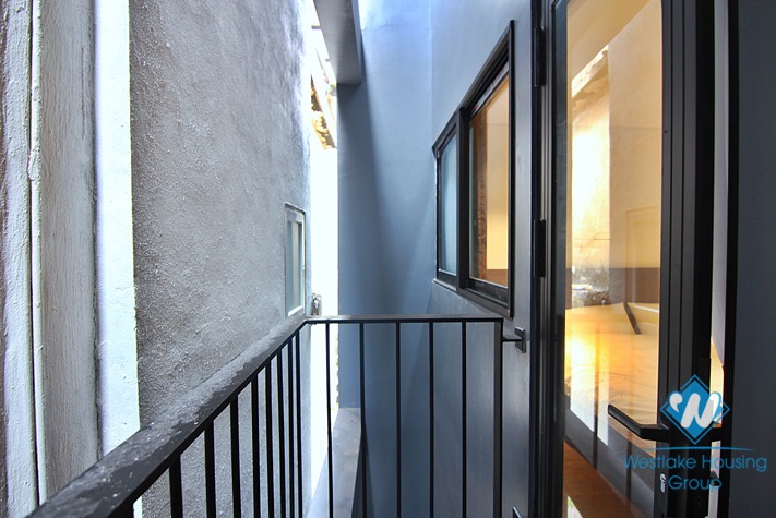 A superb two-bedroom apartment with breathtaking lake view from the rooftop on Xuan Dieu st