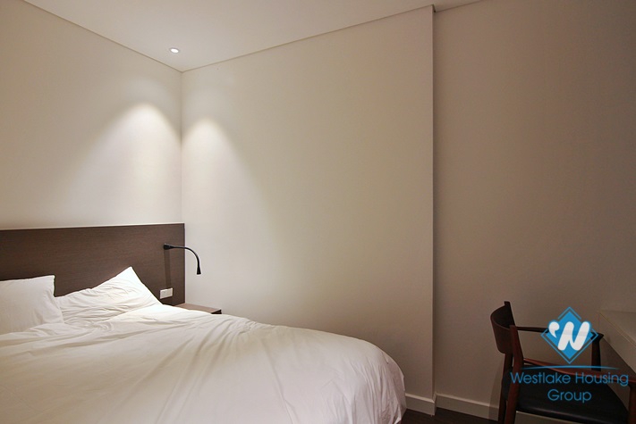 A superb two-bedroom apartment with breathtaking lake view from the rooftop on Xuan Dieu st