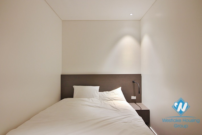 A superb two-bedroom apartment with breathtaking lake view from the rooftop on Xuan Dieu st