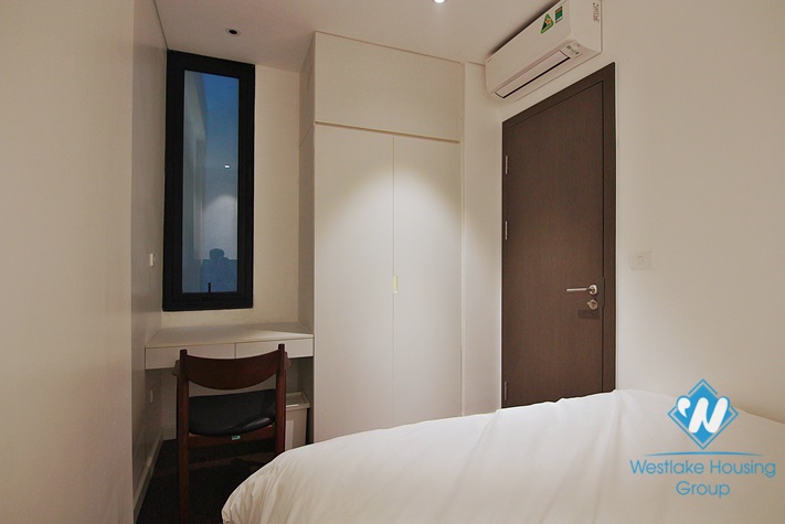 A superb two-bedroom apartment with breathtaking lake view from the rooftop on Xuan Dieu st