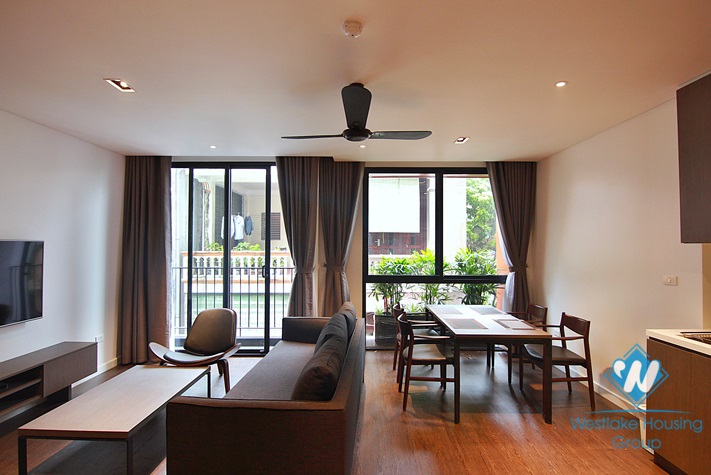A superb two-bedroom apartment with breathtaking lake view from the rooftop on Xuan Dieu st