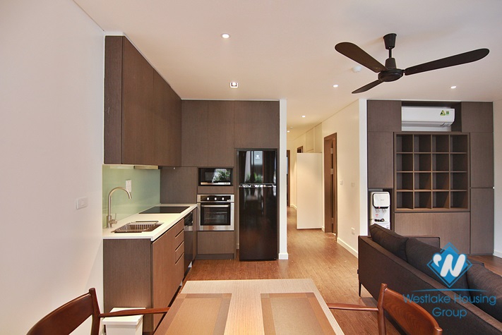 A superb two-bedroom apartment with breathtaking lake view from the rooftop on Xuan Dieu st