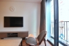 A superb two-bedroom apartment with breathtaking lake view from the rooftop on Xuan Dieu st