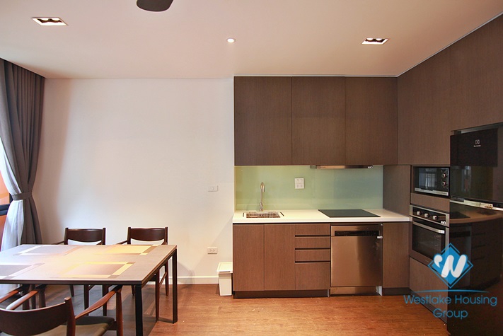 A superb two-bedroom apartment with breathtaking lake view from the rooftop on Xuan Dieu st