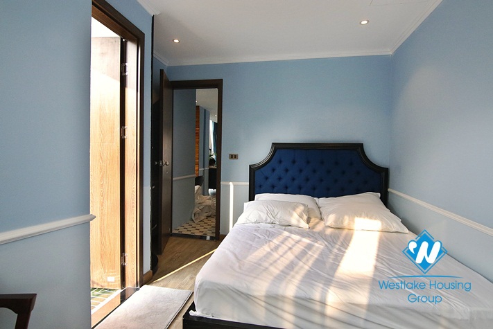 Indochina style interior apartment for rent in Hoan Kiem , Ha Noi