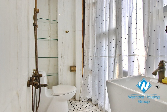 Indochina style interior apartment for rent in Hoan Kiem , Ha Noi