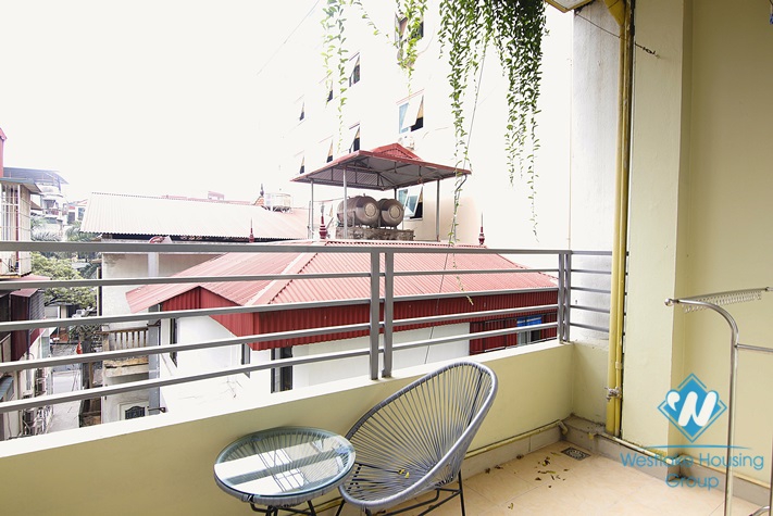 A brand-new one-bedroom apartment close to Lieu Giai street, Ba Dinh