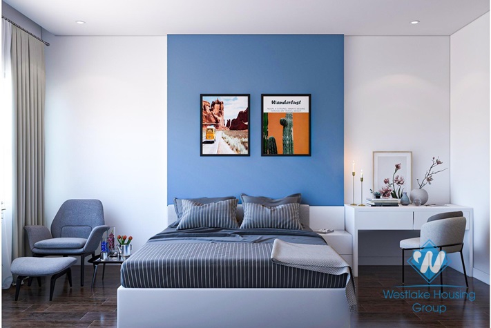Lovely one bedroom apartment for rent in Ngo Quan Tho 1, Dong Da