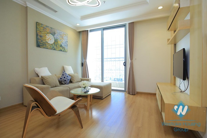 Bright two bedrooms apartment for rent in Vinhome Nguyen Chi Thanh, Dong Da