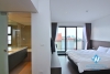 Lake view 2 bedrooms apartment for rent in Xuan Dieu, Tay Ho 
