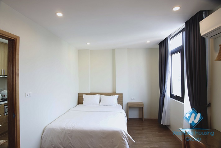 Bright one bedroom apartment for rent in Kim Ma Thuong, Ba Dinh