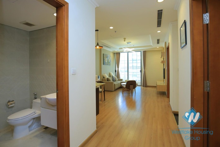Bright two bedrooms apartment for rent in Vinhome Nguyen Chi Thanh, Dong Da