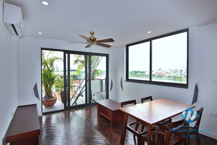 Lake view one bedroom apartment for rent in Tu Hoa, Tay Ho