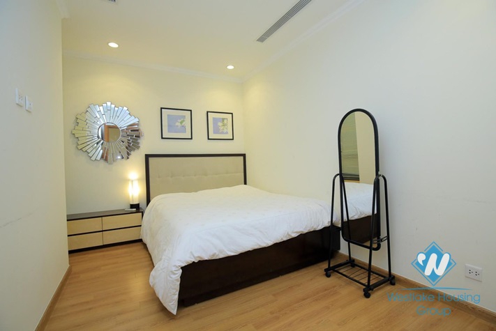 Bright two bedrooms apartment for rent in Vinhome Nguyen Chi Thanh, Dong Da