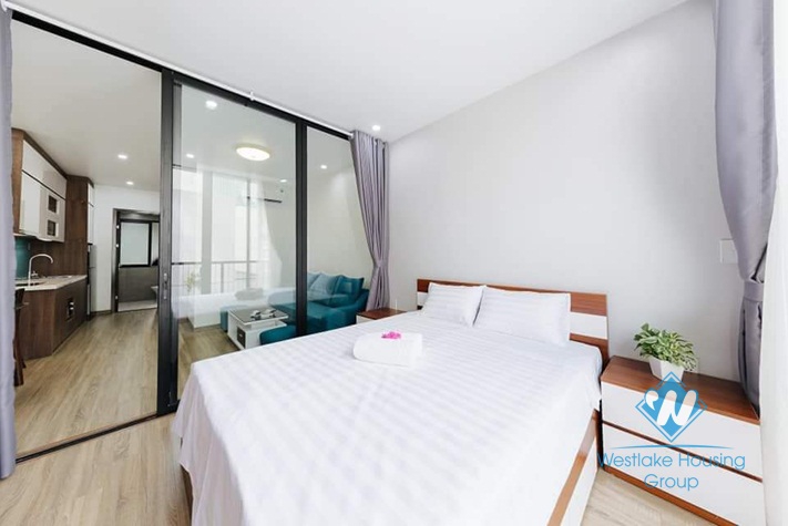 A nice serviced apartment for rent on To Ngoc Van street, Tay Ho District