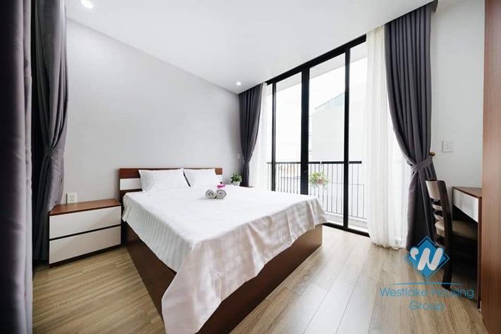 A nice serviced apartment for rent on To Ngoc Van street, Tay Ho District