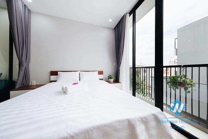 A nice serviced apartment for rent on To Ngoc Van street, Tay Ho District