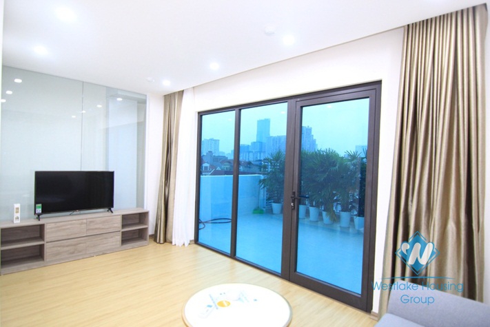 A furnished serviced apartment for rent on Trung Hoa street, Cau Giay District