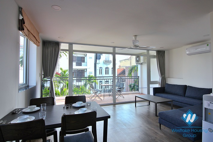 One nice bedroom with modern design for rent in Alley 12/2/5 Dang Thai Mai st, Tay Ho