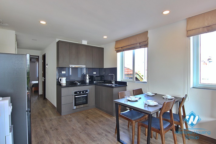 One nice bedroom with modern design for rent in Alley 12/2/5 Dang Thai Mai st, Tay Ho