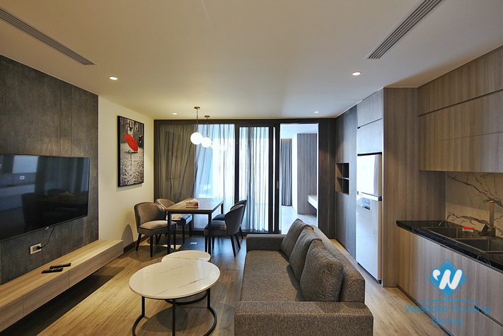 Beautiful apartment in Nguyen Dinh Thi st, near Lotte building for rent 