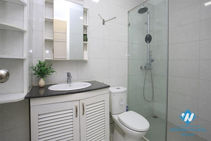 Two bedroom with lake view apartment for lease in Tu Hoa st, Tay Ho