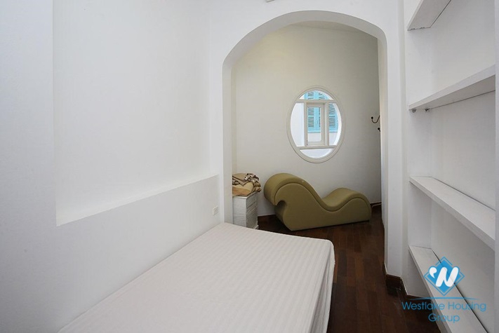 Two bedroom with lake view apartment for lease in Tu Hoa st, Tay Ho