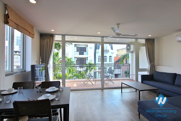 One nice bedroom with modern design for rent in Alley 12/2/5 Dang Thai Mai st, Tay Ho