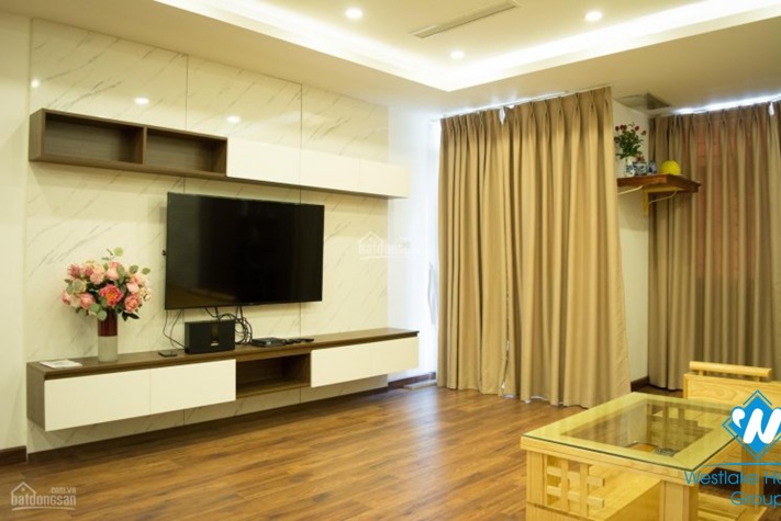 Two-bedroom apartment in the high building on Van Phuc, Ba Dinh