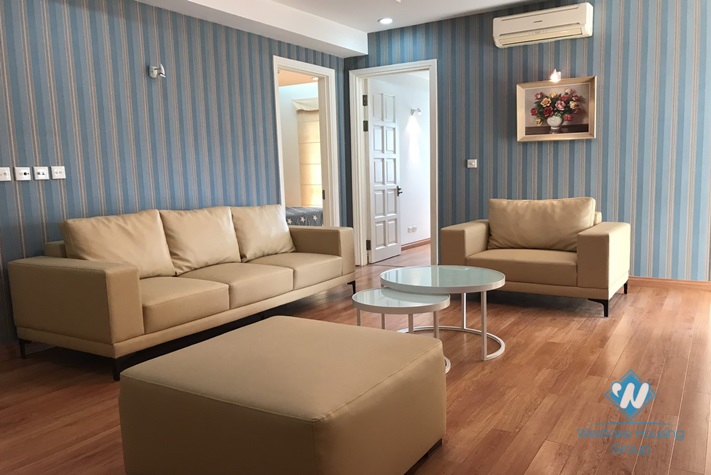 A well-decorated three-bedroom apartment in Ciputra with full furniture, Tay Ho district