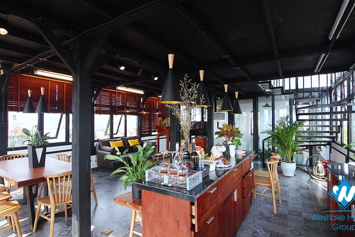 A uniquely decorated four-bedroom duplex on the top floor on Au Co st, Tay Ho, Hanoi