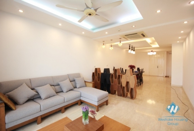 A well-decorated three-bedroom apartment in Ciputra, Tay Ho district