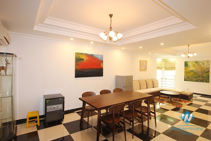 A resonably priced three-bedroom apartment located in Ciputra, Tay Ho district, Hanoi
