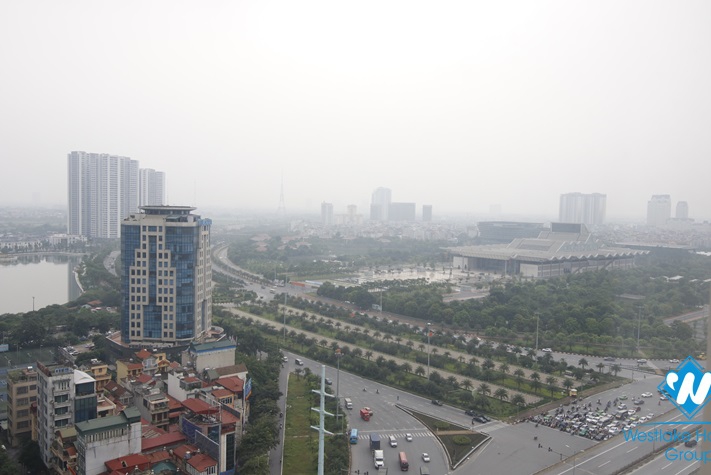 High-end three-bedroom apartment with lake view in D'capital building on Tran Duy Hung st, Cau Giay