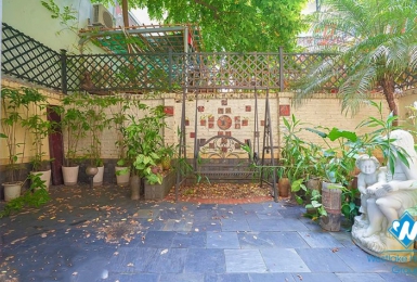 A cozy four-bedroom house with a lovely garden in Tay Ho district, Hanoi
