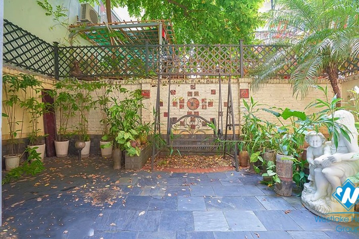 A cozy four-bedroom house with a lovely garden in Tay Ho district, Hanoi