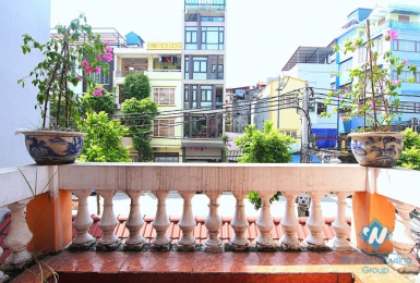 A large three-floor house for rent in AU Co st, Tay Ho