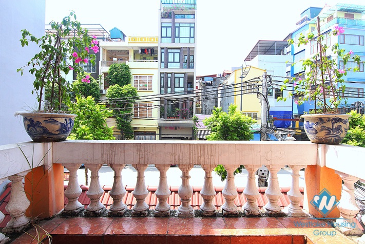 A large three-floor house for rent in AU Co st, Tay Ho