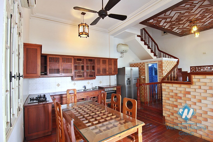 Beautiful house with 04 bedrooms furnished for rent in Westlake area, facing to the lake