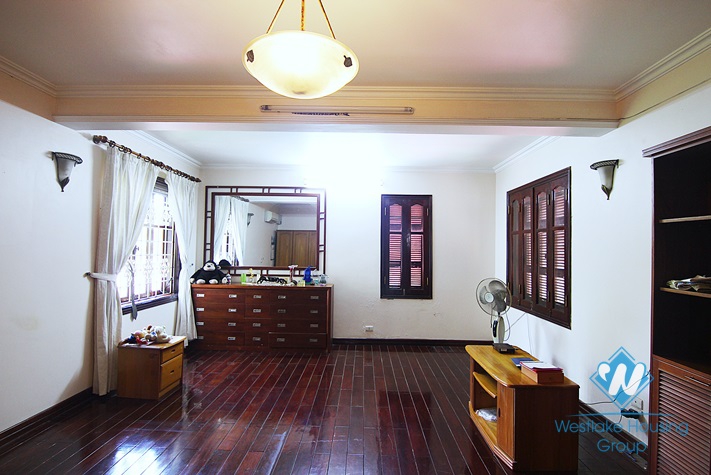 Big house with garage for rent in To Ngoc Van street, Tay Ho