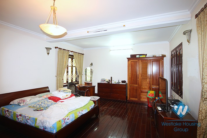 Big house with garage for rent in To Ngoc Van street, Tay Ho