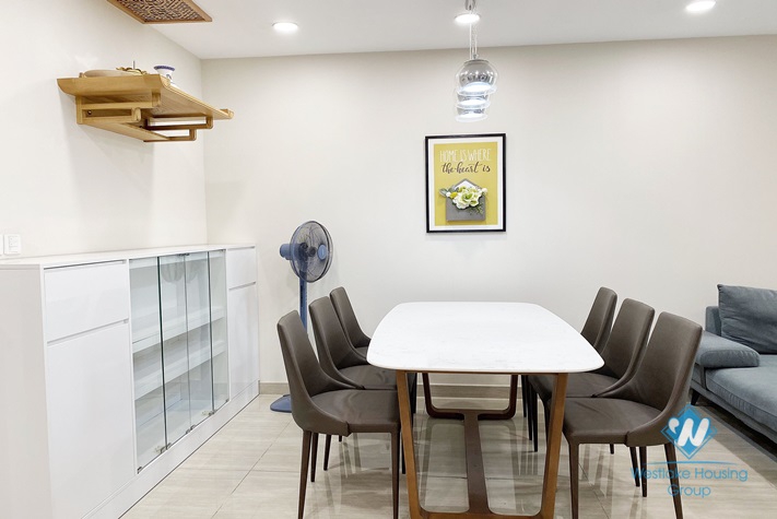 A new, delightful 3 bedroom apartment for rent in Ciputra Compound