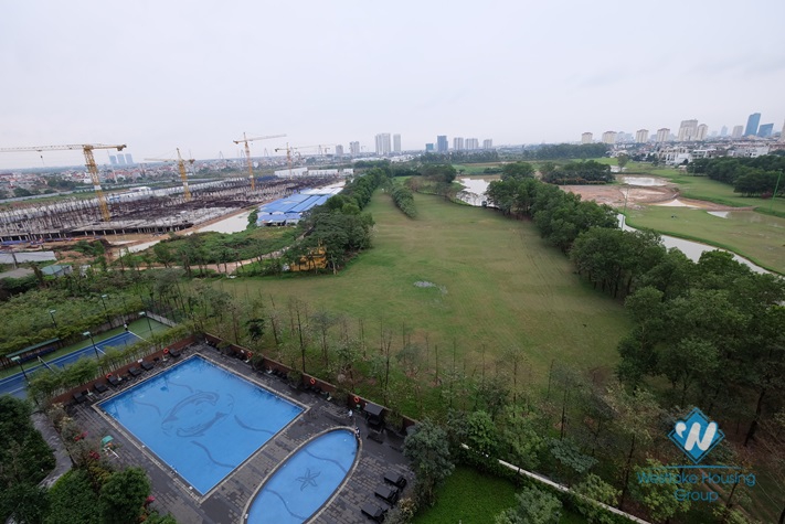 A newly-built 3 bedroom apartment for rent in Ciputra L Tower