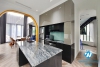 Brand new four-bedroom villa with luxurious furniture for rent at Vinhome Riverside Long Bien