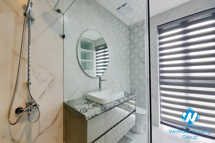 Brand new four-bedroom villa with luxurious furniture for rent at Vinhome Riverside Long Bien