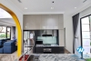 Brand new four-bedroom villa with luxurious furniture for rent at Vinhome Riverside Long Bien